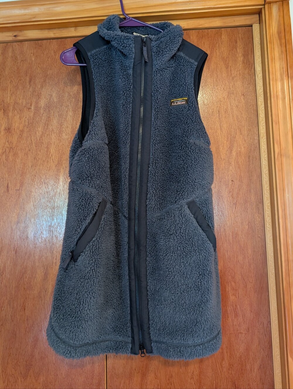Llbean Sherpa Vest Dress